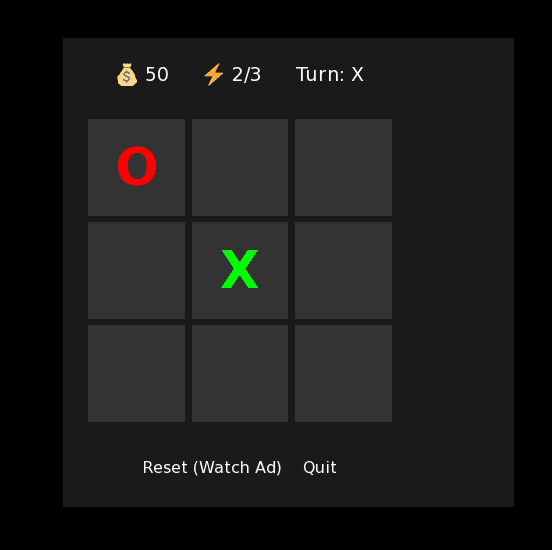 Screenshot 3 de Free-to-Play Tic Tac Toe (Not Really Free)